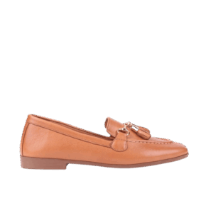 Anasayfa Taba Rengi Hakiki Deri Bağcıksız Kadın Günlük Ayakkabı