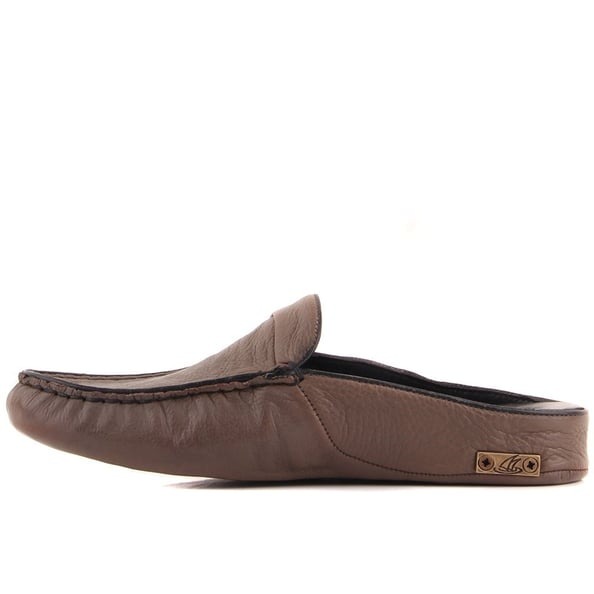 Vizon Deri Erkek Ev Terliği Vizon Deri Erkek Ev Terliği