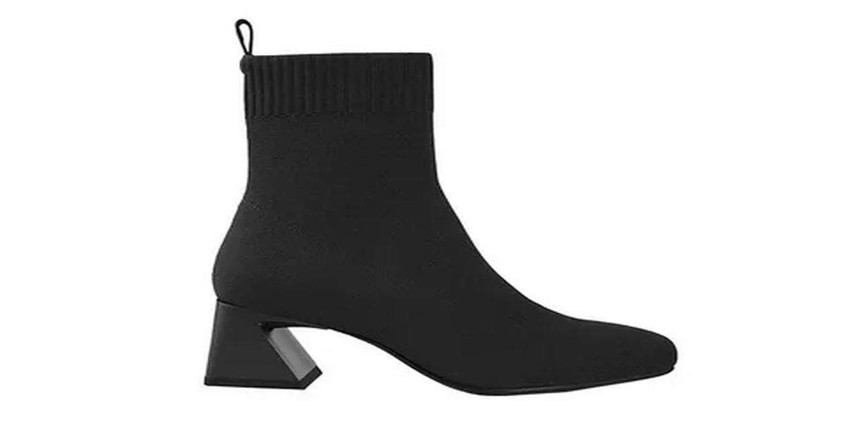 Kadın Siyah Süet Topuklu Bot