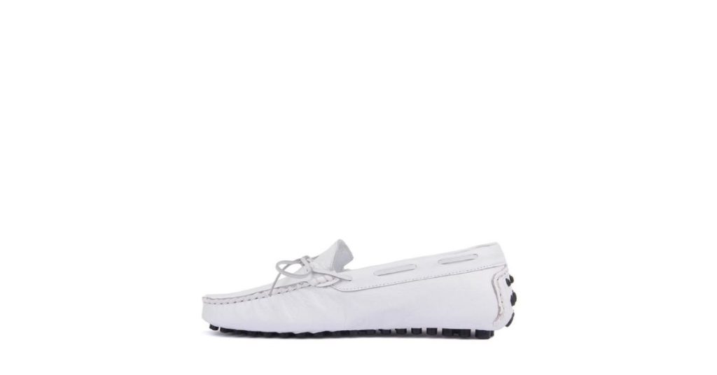 Erkek Beyaz Loafer Ayakkabı