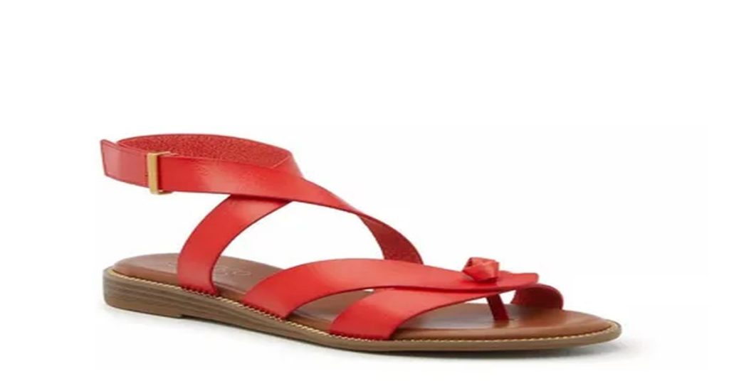 Kırmızı Kadın Sandalet